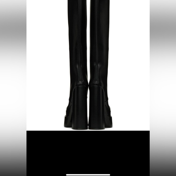 Versace Collection Leather Knee-High Boots - Picture 4 of 8